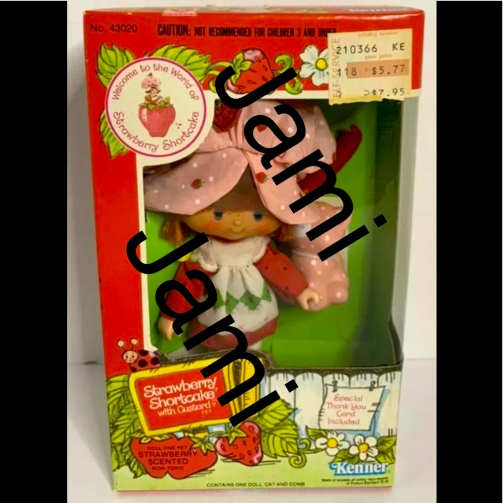 🍓NIB STRAWBERRY SHORTCAKE DOLL VINTAGE TOY